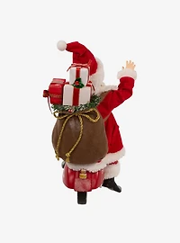 10-Inch Fabriche Santa on Scooter