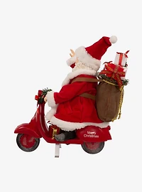 10-Inch Fabriche Santa on Scooter