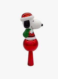 Peanuts Glass Snoopy Tree Topper