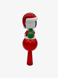 Peanuts Glass Snoopy Tree Topper