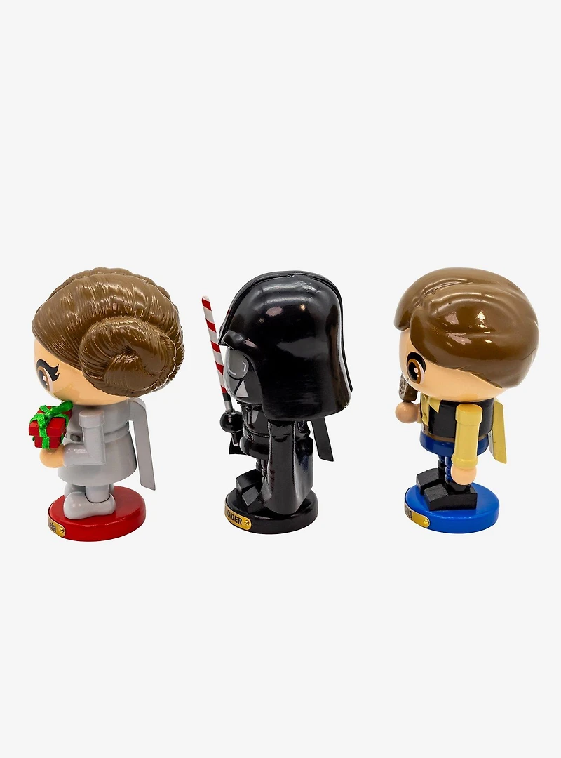 Star Wars Han Solo, Princess Leia, and Darth Vader Nutcracker 3-Piece Set
