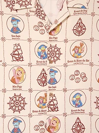 The Muppets Treasure Island Characters & Icons Grid Woven Button-Up - BoxLunch Exclusive
