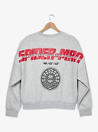 Marvel Spider-Man Web-Slinger Embroidered Crewneck - BoxLunch Exclusive