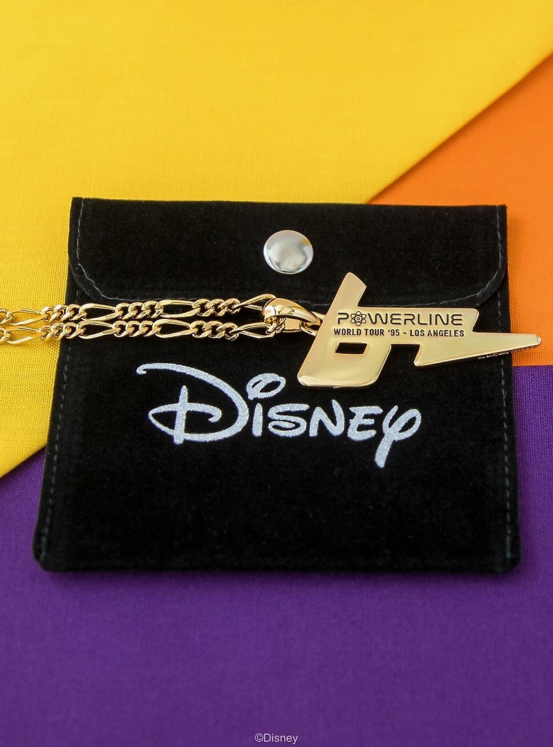 Disney X Rocklove Disney A Goofy Movie Powerline World Tour Bolt Necklace