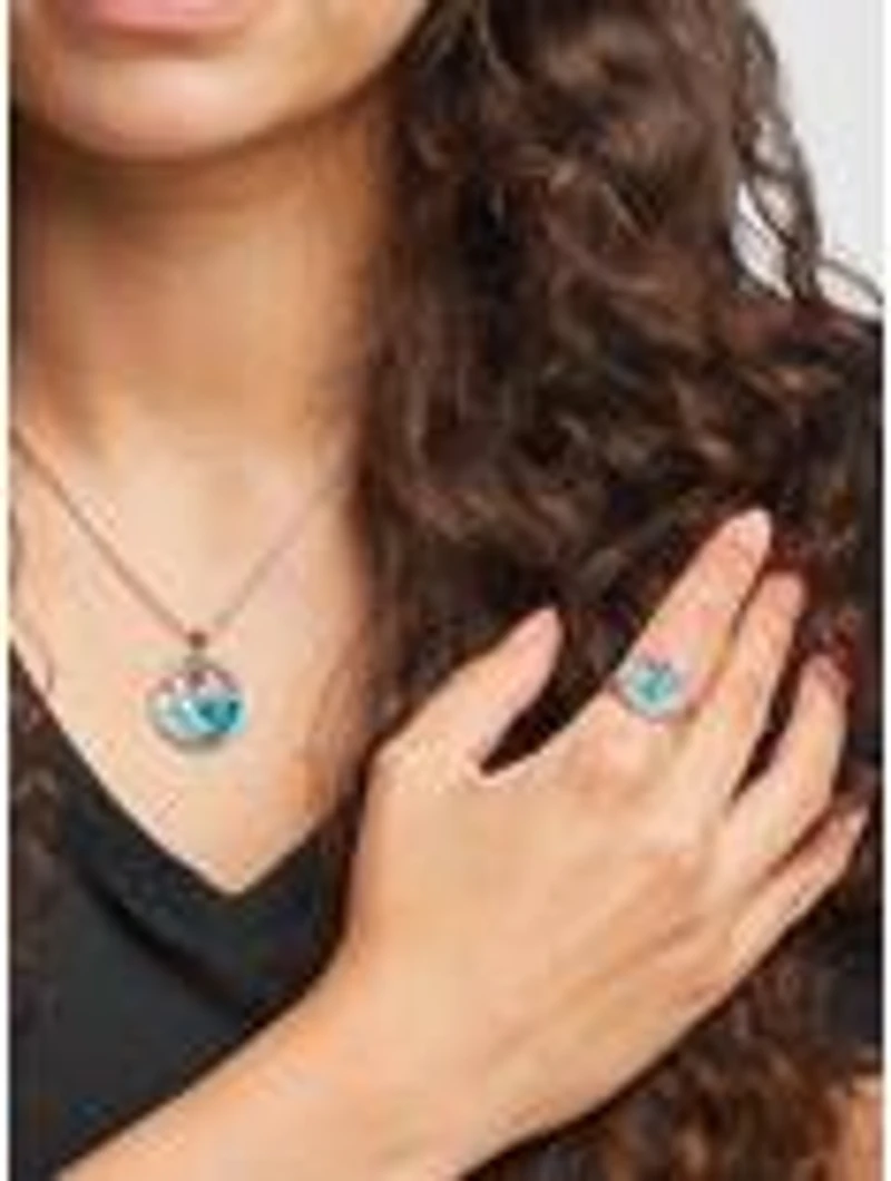 Disney X Rocklove Lilo And Stitch Ohana Ring