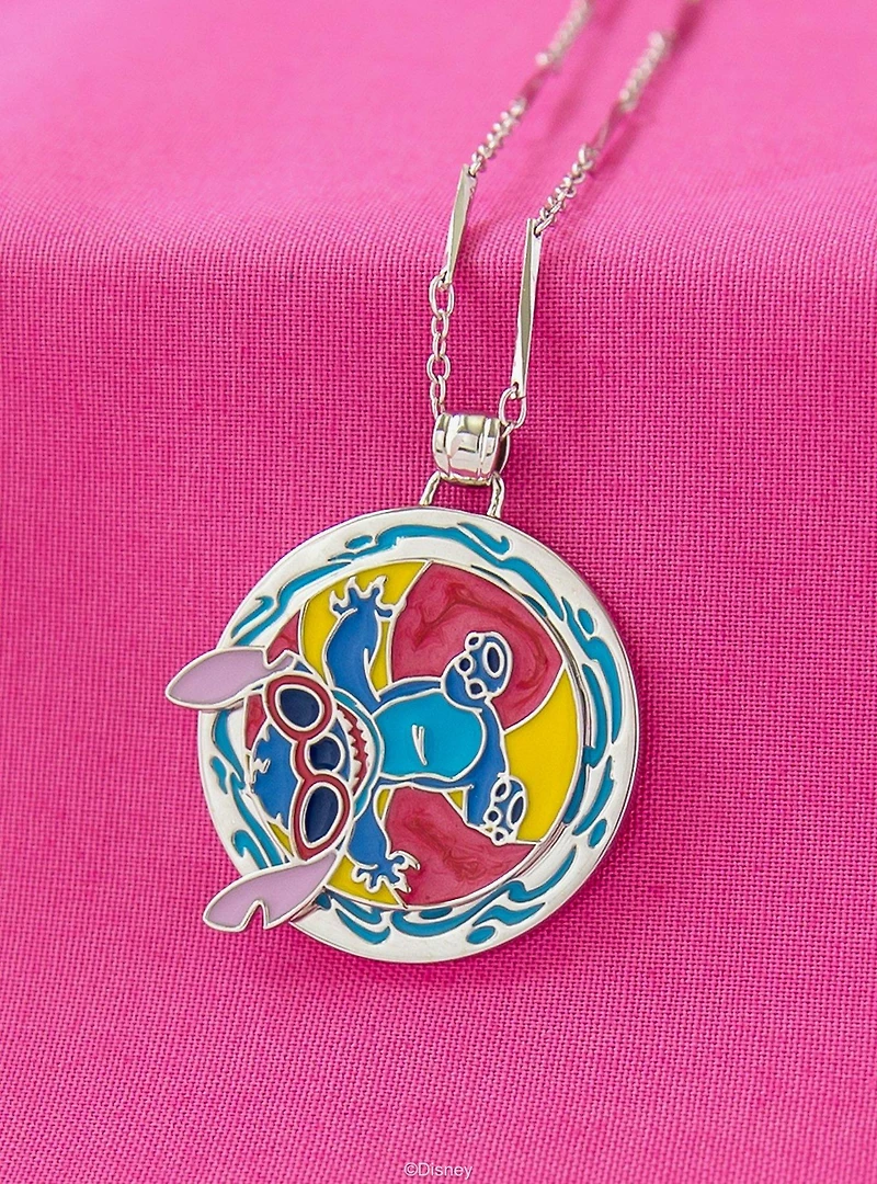Disney X Rocklove Disney Lilo And Stitch Vacation Stitch Necklace