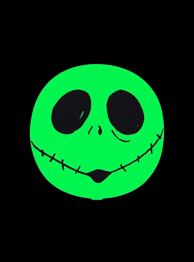 Disney The Nightmare Before Christmas Jack Skellington "Glow in the Dark" LED Compact Mirror