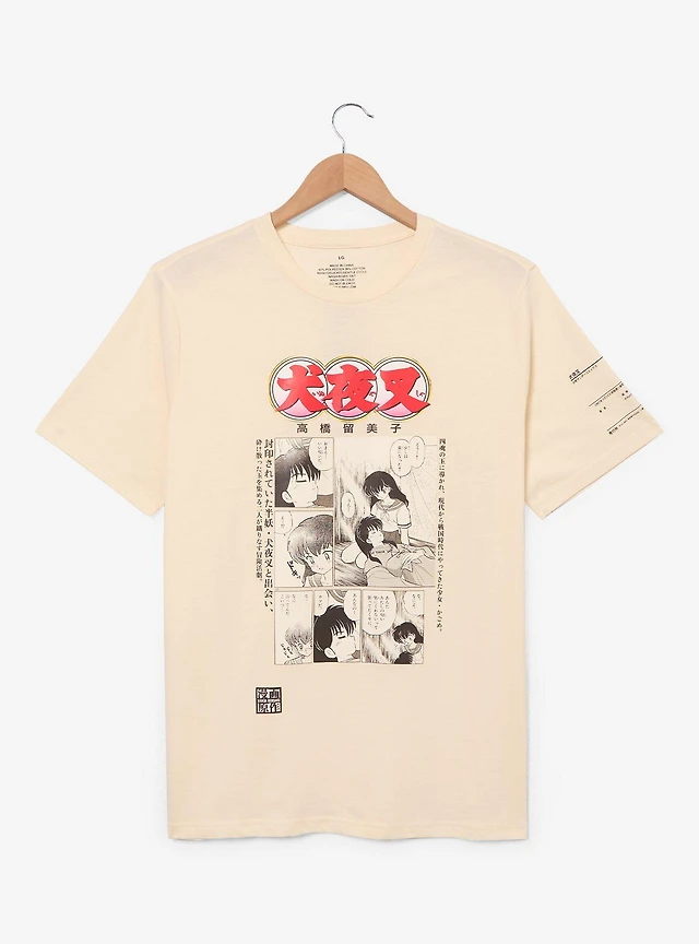 InuYasha Manga Panels T-Shirt — BoxLunch Exclusive