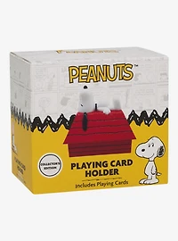 Peanuts Snoopy Doghouse Playing Card Holder & Playing Cards Set