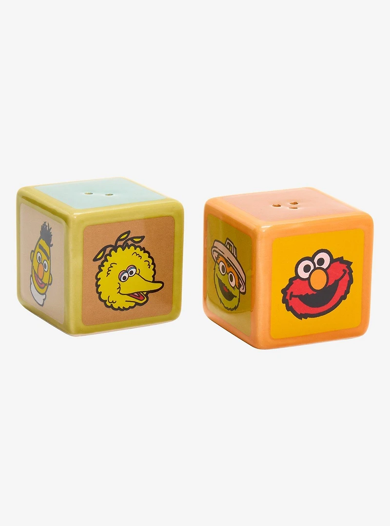 Sesame Street Letter Blocks Figural Salt and Pepper Shaker Set - BoxLunch Exclusive