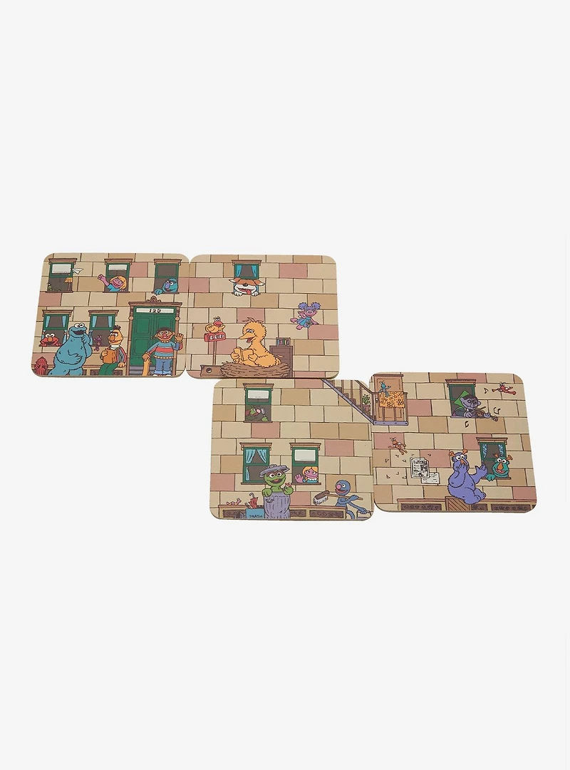 Sesame Street Building Scenes Coaster Set - BoxLunch Exclusive