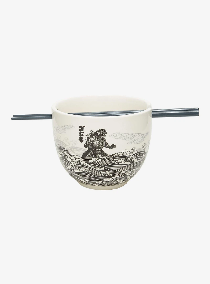 Godzilla Wave Ramen Bowl Set — BoxLunch Exclusive