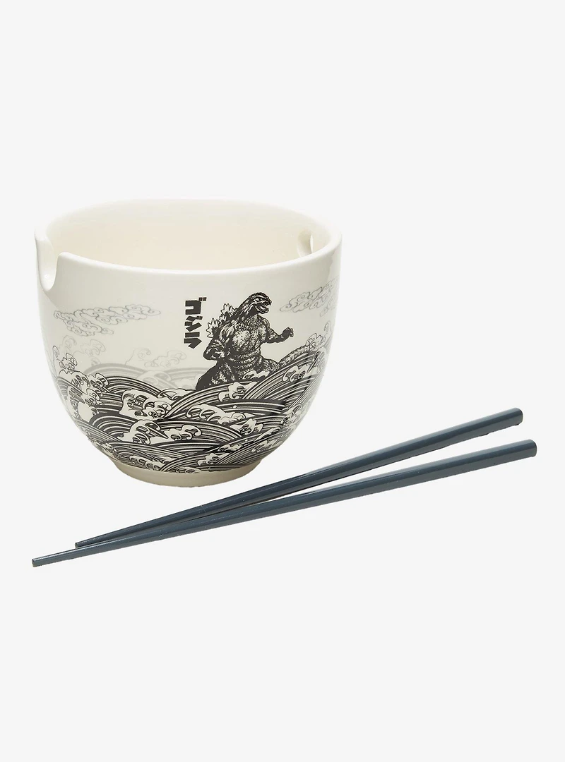 Godzilla Wave Ramen Bowl Set — BoxLunch Exclusive