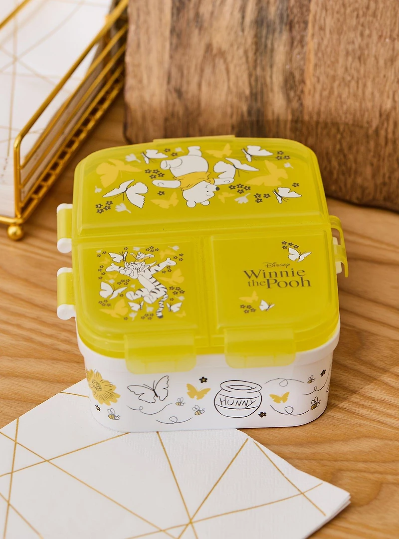 Disney Winnie the Pooh Floral Icons Bento Box - BoxLunch Exclusive