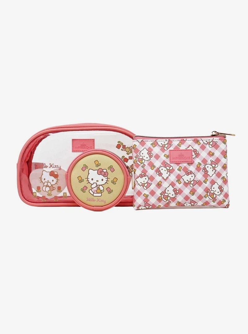 Sanrio Hello Kitty 3-PC Makeup Bag Set