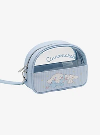 Sanrio Cinnamoroll "Lovely Ribbon" Half Moon Clear Cosmetic Case