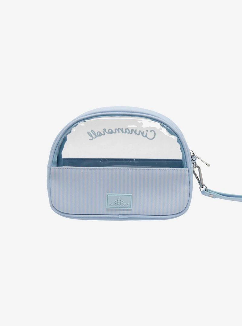 Sanrio Cinnamoroll "Lovely Ribbon" Half Moon Clear Cosmetic Case