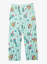 SpongeBob SquarePants Striped Allover Print Sleep Pants — BoxLunch Exclusive