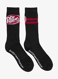 Dr. Pepper Logo Crew Socks — BoxLunch Exclusive