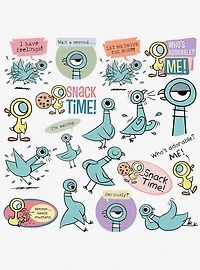 The Pigeon Hidden Pigeon Miscellaneous 100ct Sticker Pack
