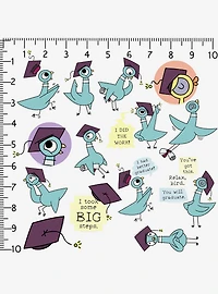 The Pigeon Graduation Celebration S Miscellaneous 100ct Sticker Pack