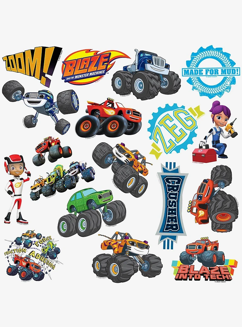 Blaze and The Monster Machines Variety S Miscellaneous 100ct Sticker Pack