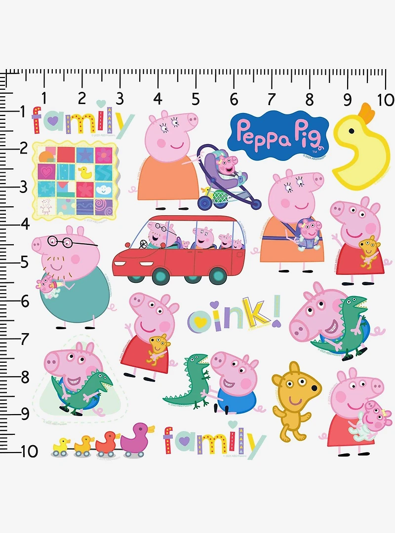 Peppa Pig New Family Miscellaneous 100ct Sticker Pack