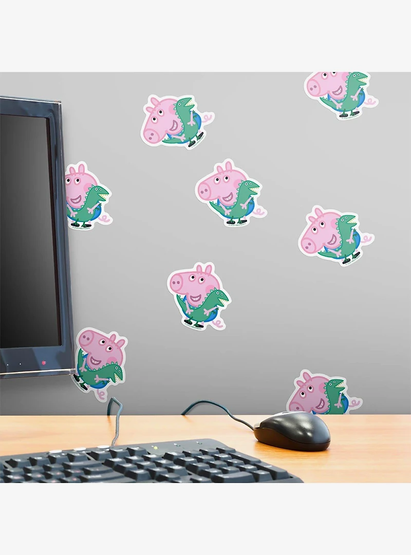 Peppa Pig George Pig Dino Toy Miscellaneous 100ct Sticker Pack