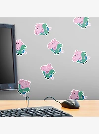 Peppa Pig George Pig Dino Toy Miscellaneous 100ct Sticker Pack