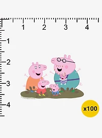 Peppa Pig Muddy Puddle Family Miscellaneous 100ct Sticker Pack