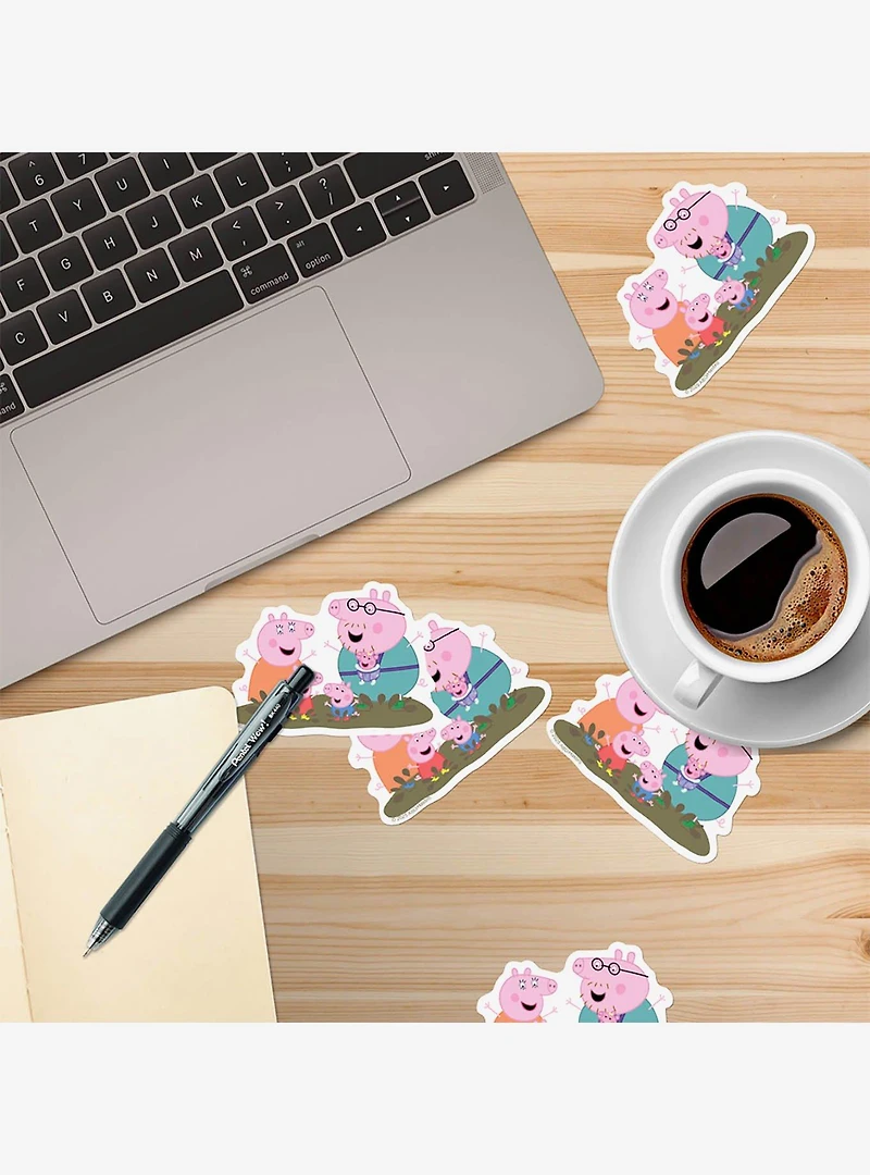 Peppa Pig Muddy Puddle Family Miscellaneous 100ct Sticker Pack