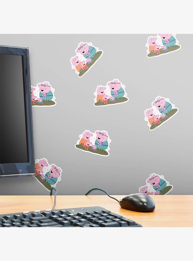 Peppa Pig Muddy Puddle Family Miscellaneous 100ct Sticker Pack