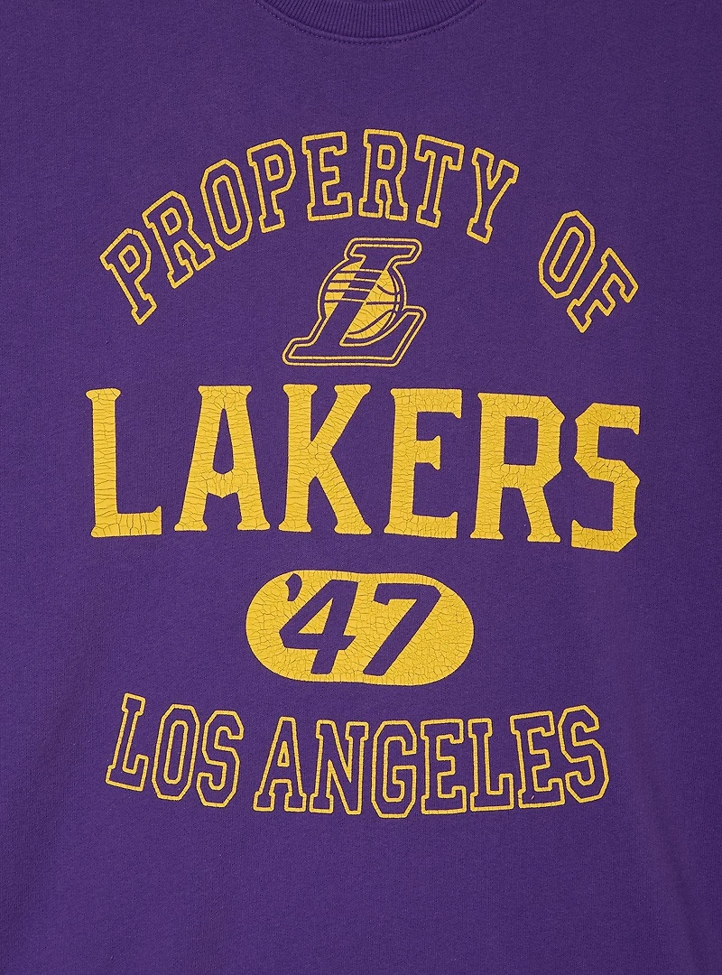 Junk Food NBA Los Angeles Lakers Logo Crewneck — BoxLunch Exclusive