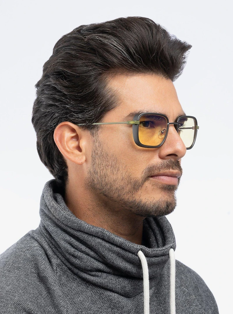 Fallout x GUNNAR Vault 33 Computer Amber Tint Blue Light Glasses