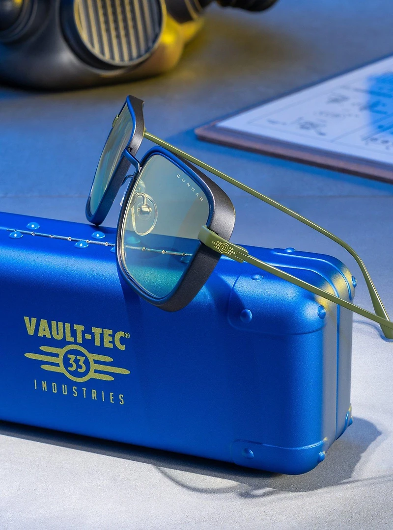 Fallout x GUNNAR Vault 33 Computer Amber Tint Blue Light Glasses