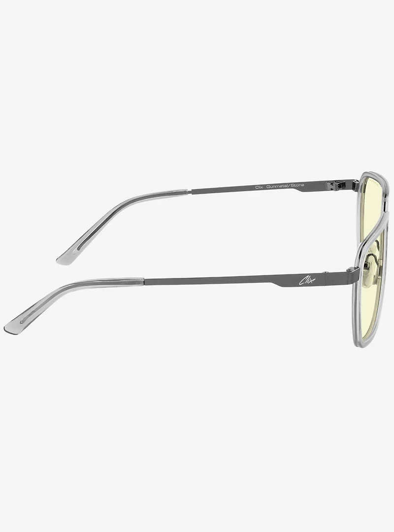 Clix x GUNNAR Clix Fortnite Computer Amber Tint Blue Light Glasses
