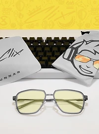 Clix x GUNNAR Clix Fortnite Computer Amber Tint Blue Light Glasses