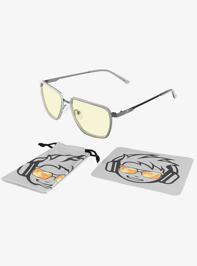 Clix x GUNNAR Clix Fortnite Computer Amber Tint Blue Light Glasses