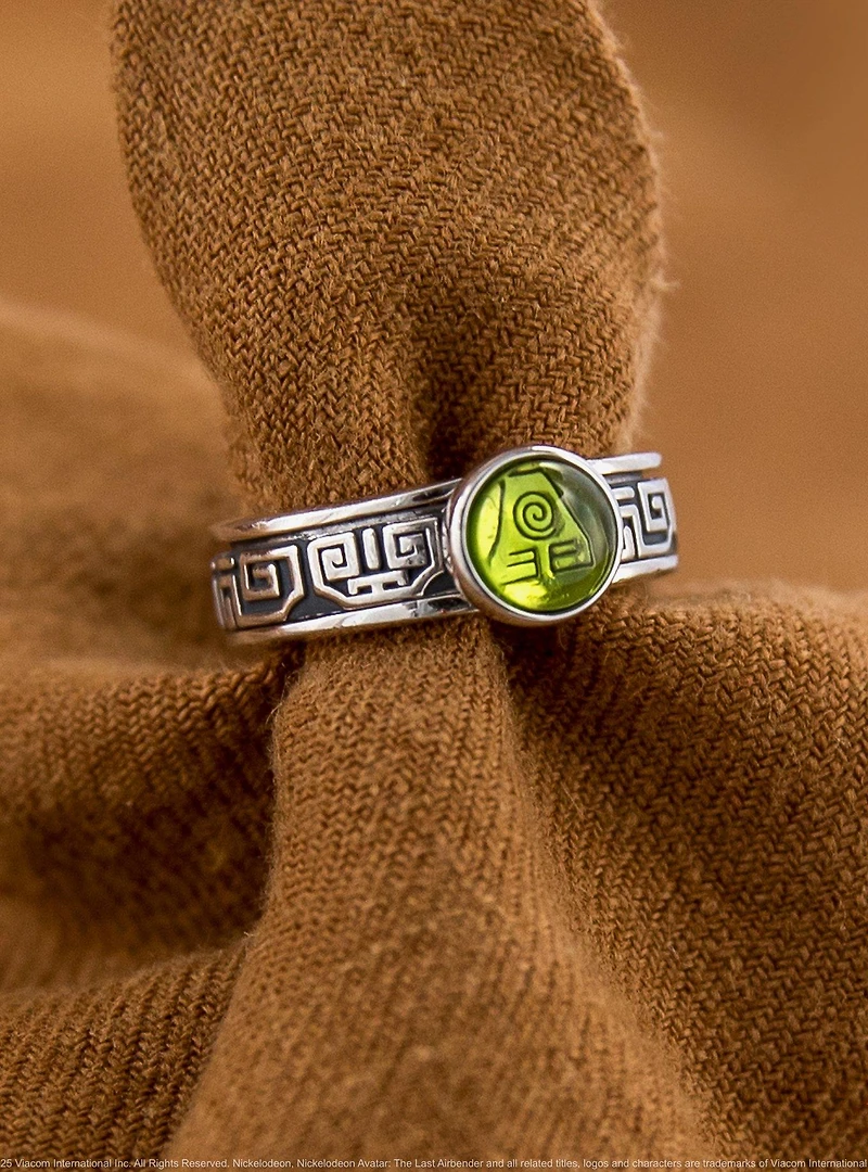 Avatar The Last Airbender X RockLove Earthbender Spinner Ring