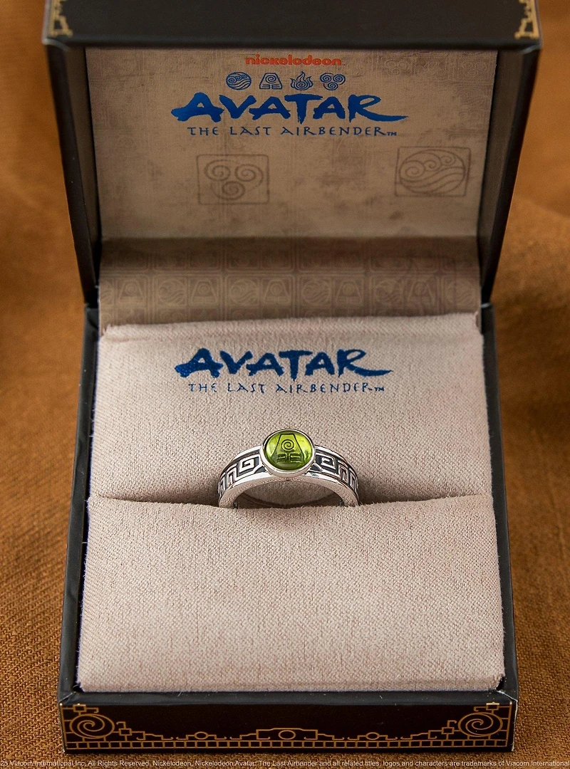 Avatar The Last Airbender X RockLove Earthbender Spinner Ring