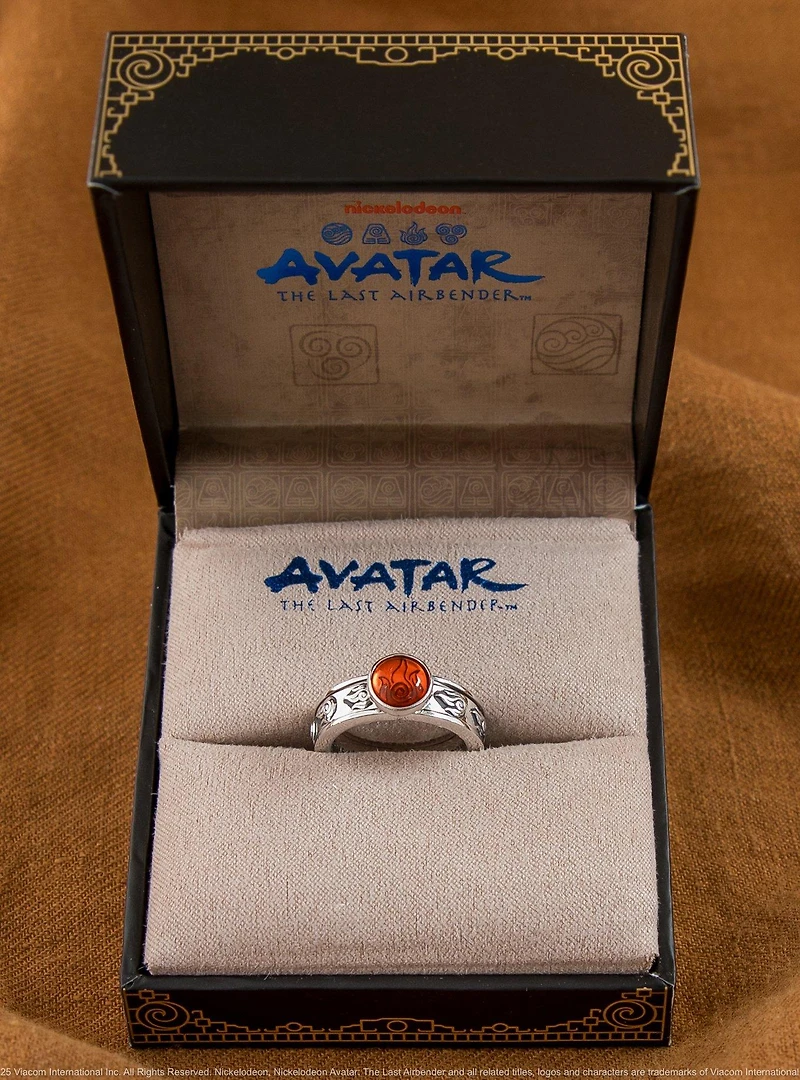 Avatar The Last Airbender X RockLove Firebender Spinner Ring