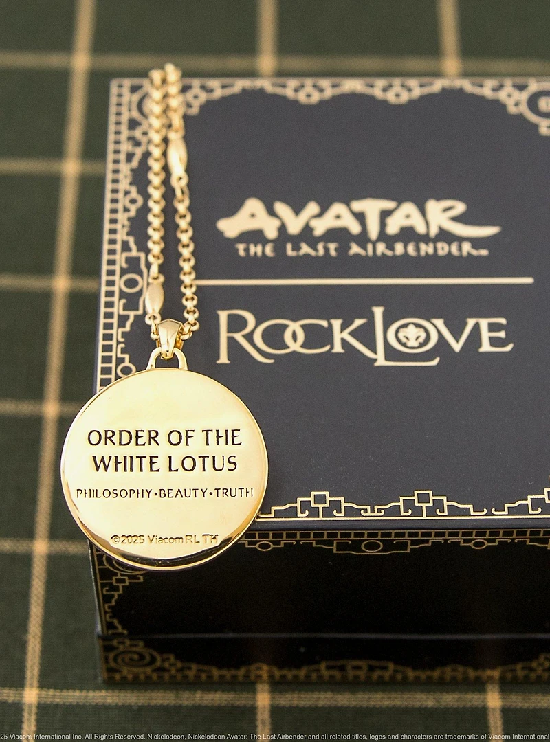 Avatar The Last Airbender X RockLove White Lotus Necklace