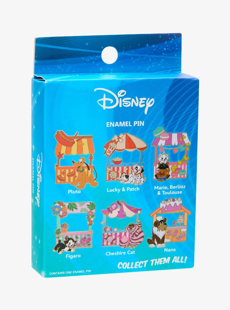 Disney Cats & Dogs Food Stands Blind Box Enamel Pin - BoxLunch Exclusive