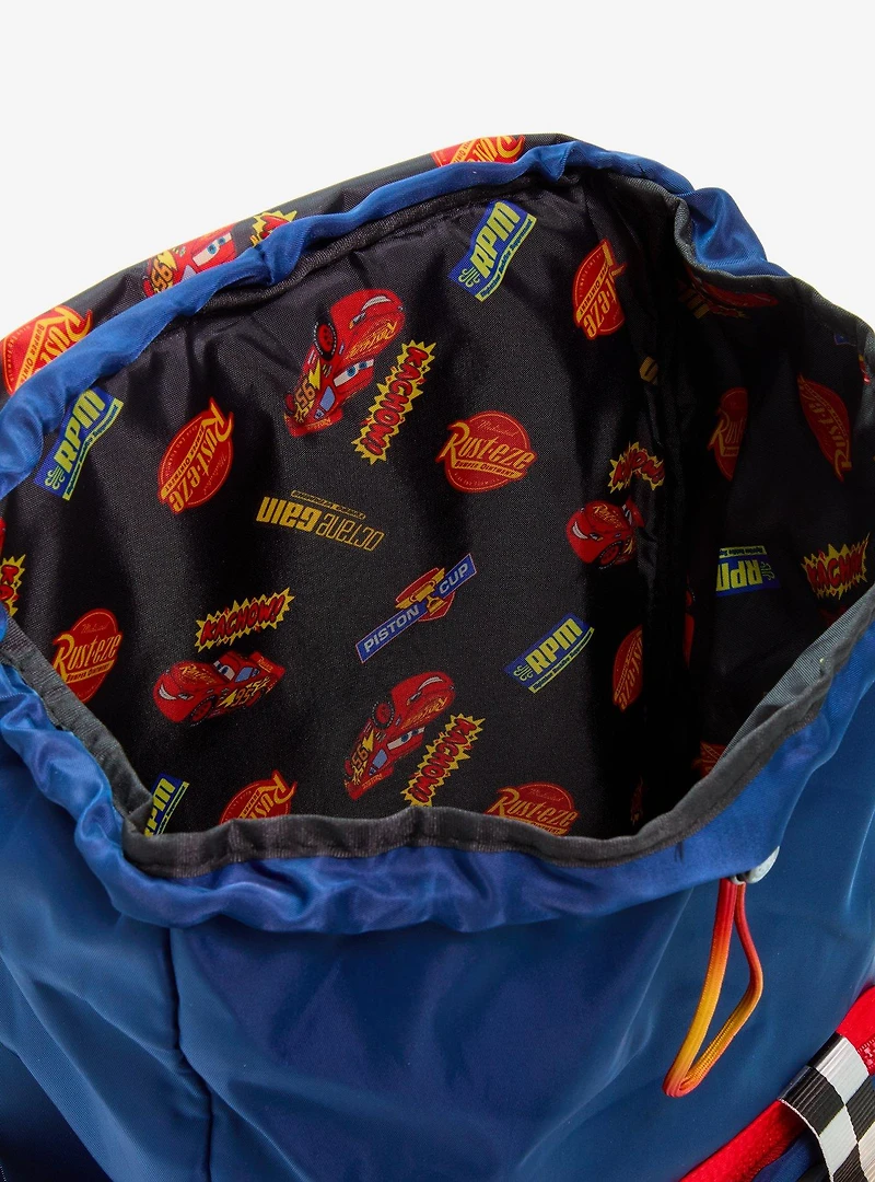 Disney Pixar Cars Lightning McQueen Multi-Pocket Backpack - BoxLunch Exclusive