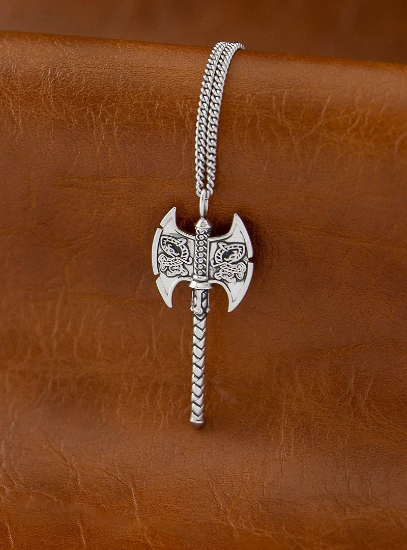 Dungeons and Dragons X RockLove Barbarian Axe Necklace