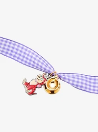 Disney Alice in Wonderland Dinah Gingham Ribbon Necklace - BoxLunch Exclusive