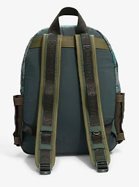 The Lord of The Rings Map Print Multi-Pocket Backpack - BoxLunch Exclusive