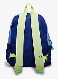 Disney Lilo & Stitch Guitar Stitch Multi-Pocket Backpack with Scrump Plush Charm - BoxLunch Exclusive