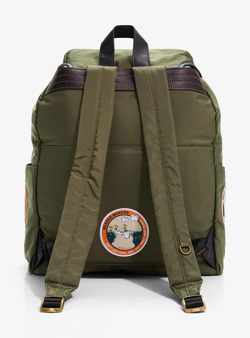 Peanuts Snoopy Beagle Scouts Patches Backpack - BoxLunch Exclusive