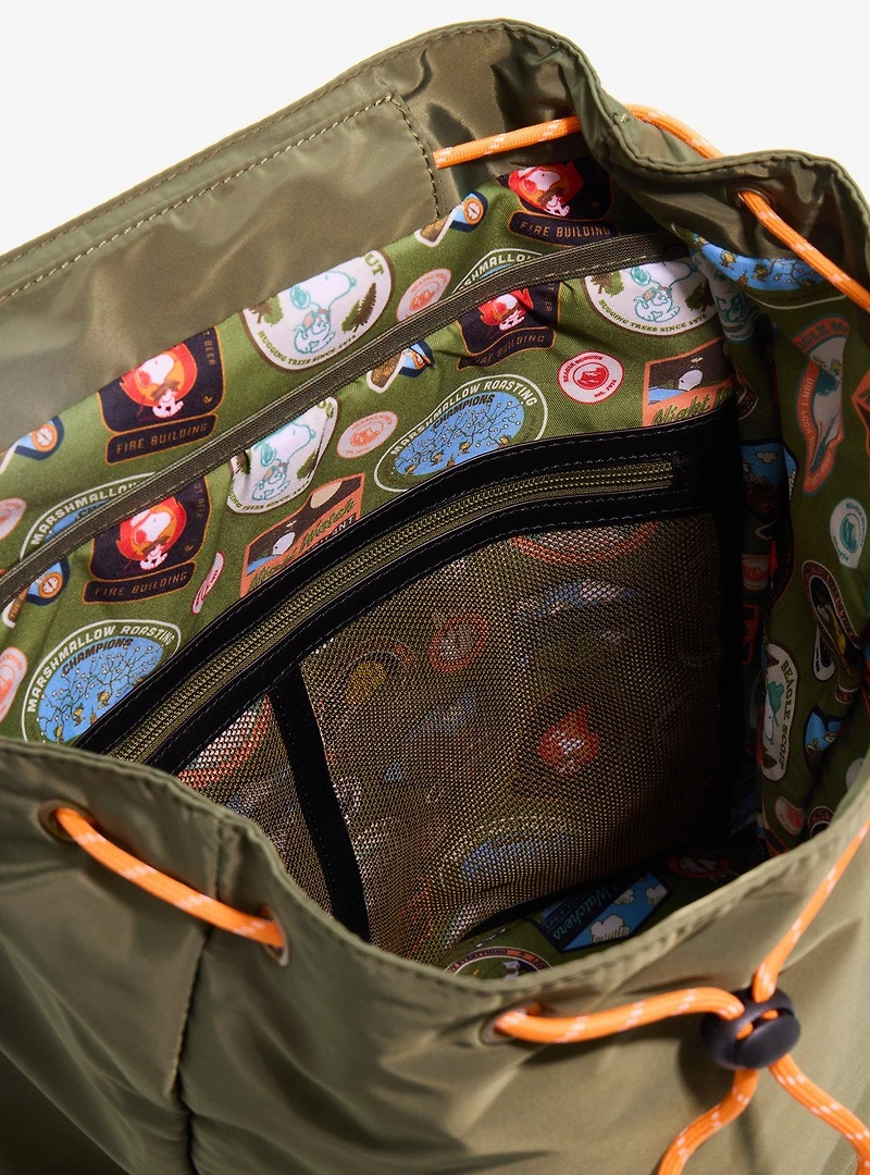 Peanuts Snoopy Beagle Scouts Patches Backpack - BoxLunch Exclusive